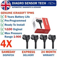 4X Genuine Pre-Programmed TPMS Sensor Fits FORD F-150 (2009 - 2014)