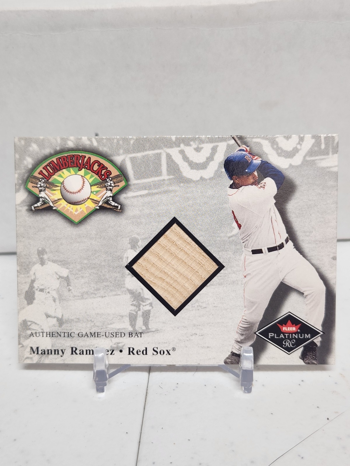 2001 Fleer Platinum - Manny Ramirez Lumberjacks Red Sox