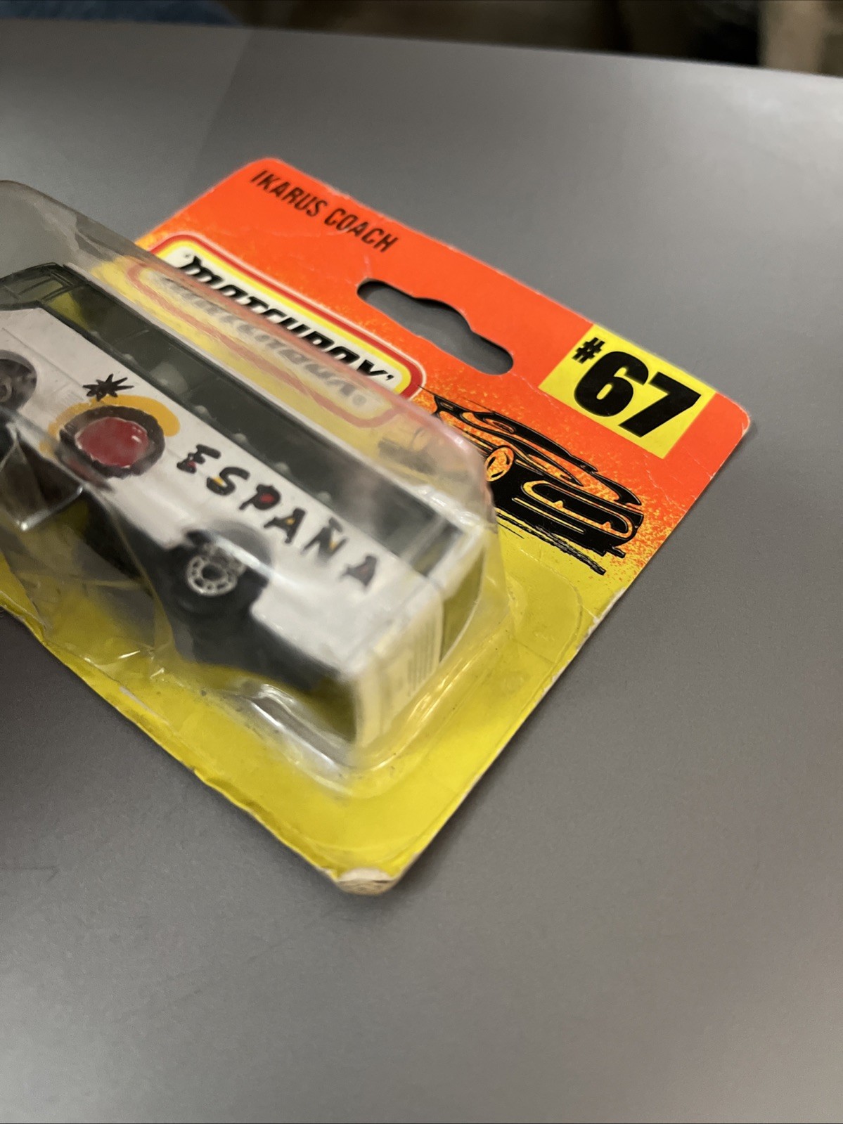 MATCHBOX #67 Ikarus Coach From España white thumbnail 4