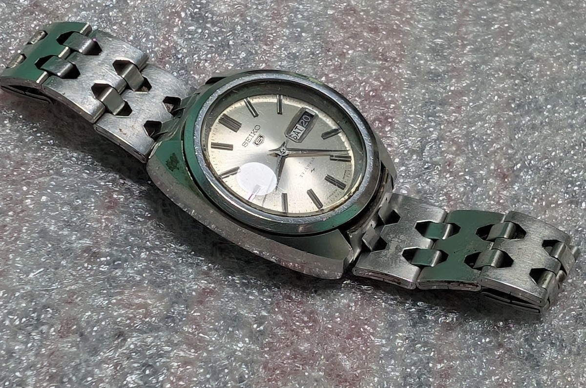 1960s Vintage SEIKO 5 Automatic 5126-7020 Day/Date 23Jewels Mens