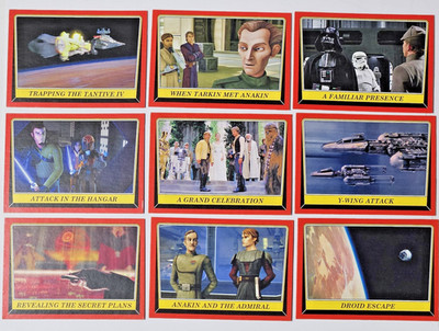 2016 Topps Star Wars Rogue One Red Parallel Cards Lot of 9