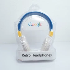 GOOGLE Logo Retro Headphones Job Recruitment Sealed Collectible Ultra Rare HTF