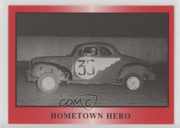 1991 TG Racing Tiny Lund Tiny Lund Hometown Hero #6 HOF 10ou