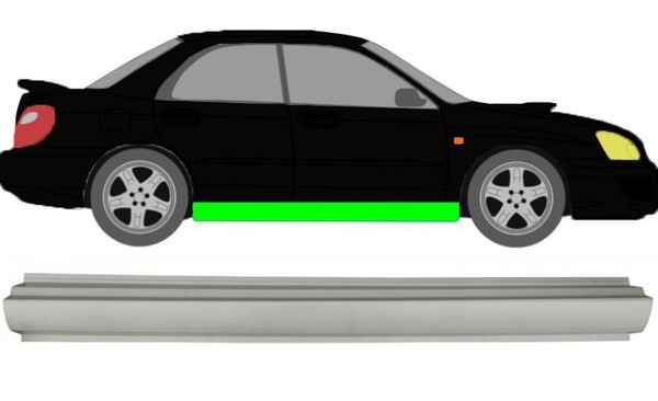 Schweller FüR Subaru Impreza Gd Gg 2000 – 2007 Rechts-image