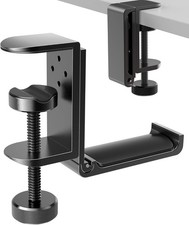 New Foldable Headphone Stand Hanger Holder Aluminum Headset Soundbar Clamp Hook