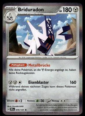 Archaludon 070/131 Holo Prismatic Evolutions Holo NM Pokemon Karte Deutsch