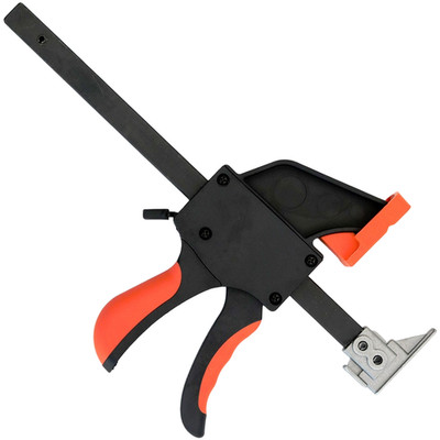 Schnellspannschienenklemme 160 mm orange schwarz für kompatible Führungssystem