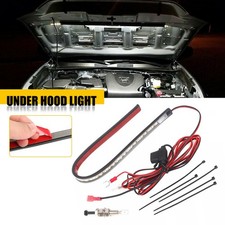 Under Hood LED Light Kit - Automatic on/off - Universal fits Any Vehicle White