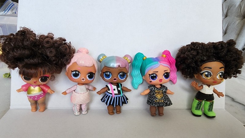 Lot Of 5 LOL Suprise Advent Calendar Trickster BB Doll With Clothes Tricksta