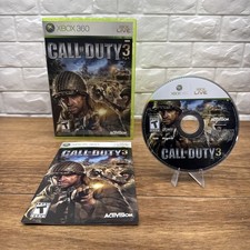 Call of Duty 3 (Microsoft Xbox 360, 2006) CIB Refurbished 1 Yr Warranty