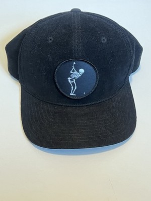 True Linkswear Dead Golfer Corduroy Herringbone Snapback Black