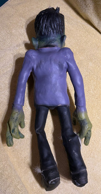 Vintage PMG Frankenstein Halloweeen Rubber Latex Doll, 22'' Tall, Horror Monster