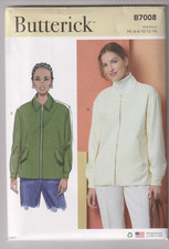7008 BUTTERICK - JACKET w Collar Variation - Sz 6/8/10/12/14