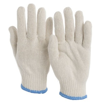 Beige Poly Cotton Work Gloves - 10 Gauge