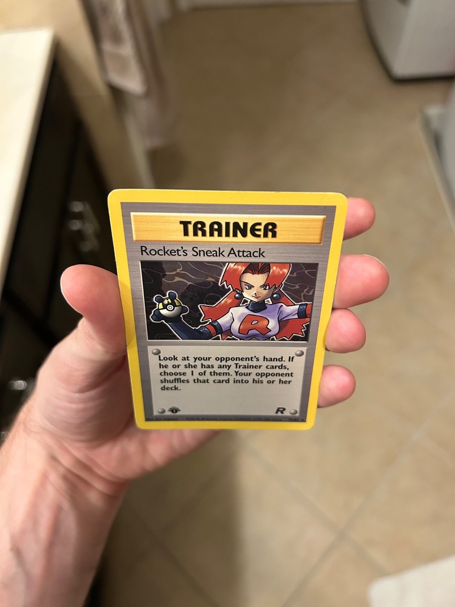 Pokemon TCG First Edition Rockets Sneak Attack Team Rocket 72/82