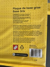 Lot of 4 LEGO Classic 10701 Gray Baseplates Sealed New 15"x15"