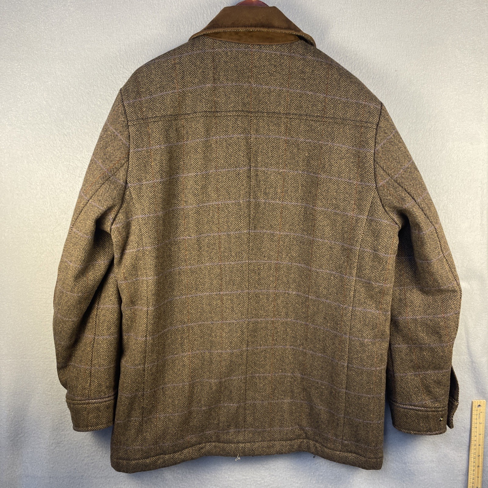 Pendleton Wool Jacket Mens Large Brown Tweed Pock… - image 5