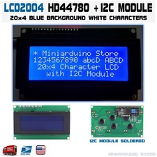 LCD 2004 Blue Serial IIC I2C TWI 20x4 LCD2004 Module Display Screen Arduino