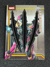 2026 Topps Chrome Marvel #58 Ironheart CLAWED Chrome /20