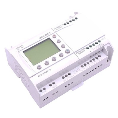 Mitsubishi AL2-24MR-D Control Unit for MELSEC-F Alpha2 PLC, 24DI/O 8AI, 24VDC