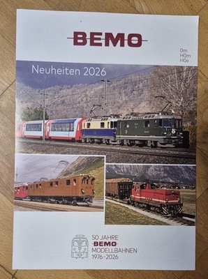 Bemo Neuheitenflyer 2026 - Rarität  -