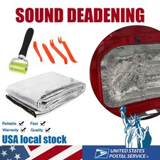 Car Engine Hood Heat Shield Insulation Sound Deadener Noise Mat Deadening Pad