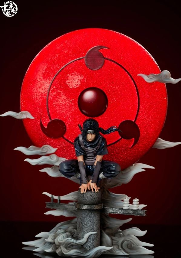 Anime Naruto SNBR Studio Anbu Moon Itachi Uchiha Estatua de Resina Versión A