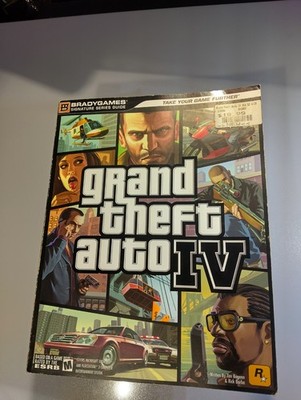 Grand Theft Auto IV GTA 4 Official Strategy Guide BradyGames XBox 360 PS3