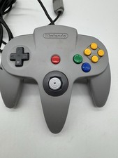 Gray Nintendo 64 N64 Authentic Official Original OEM Controller Grey