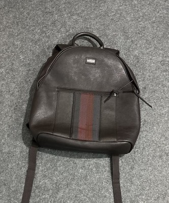 Ted Baker Backpack Esentle Stripe-Design Faux-Leather Backpack