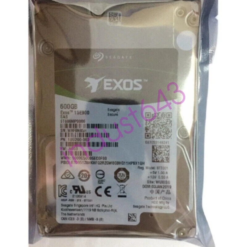 Seagate 2.5 in Form Factor 600 GB Storage Capacity Internal 15000