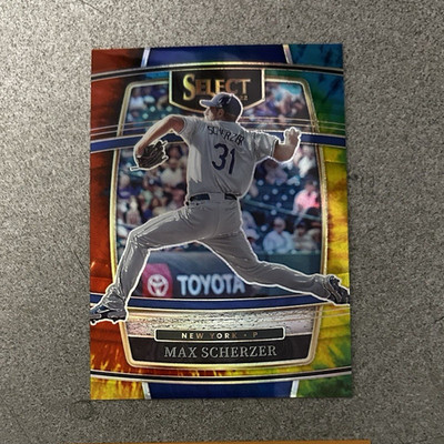 Panini Select 2022 Max Scherzer Tie Dye /20 New York Mets #95 