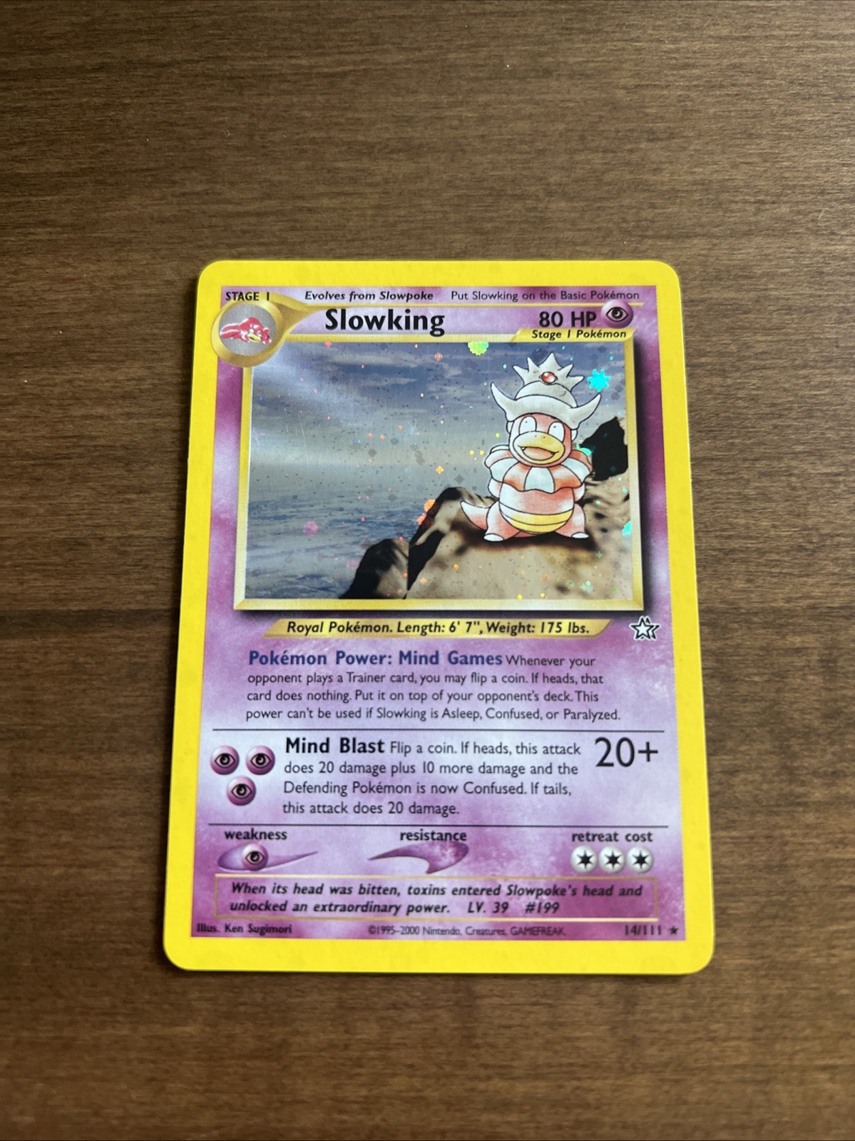 Slowking 14/111 Neo Genesis Holo