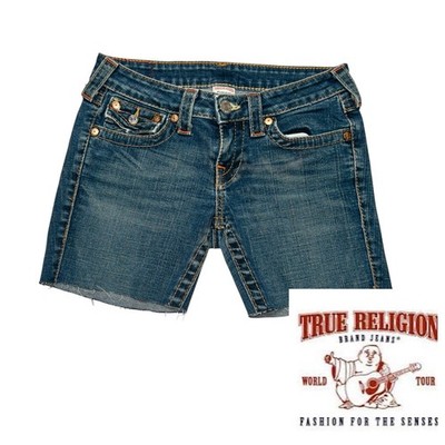 True Religion Joey Cutoff Shorts Jorts Womens Size 27 Western