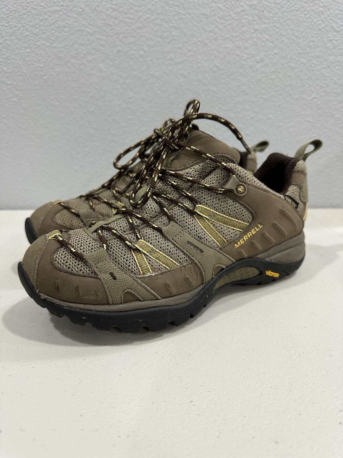 Merrell Brindle Gore tex Vibram Scarpe da Escursionismo Trail Running con Taglia (A13 10)