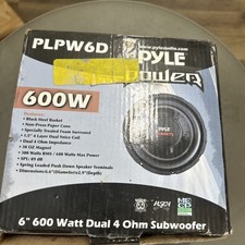 Pyle PLPW6D Power 6" 600 Watt DVC Subwoofer