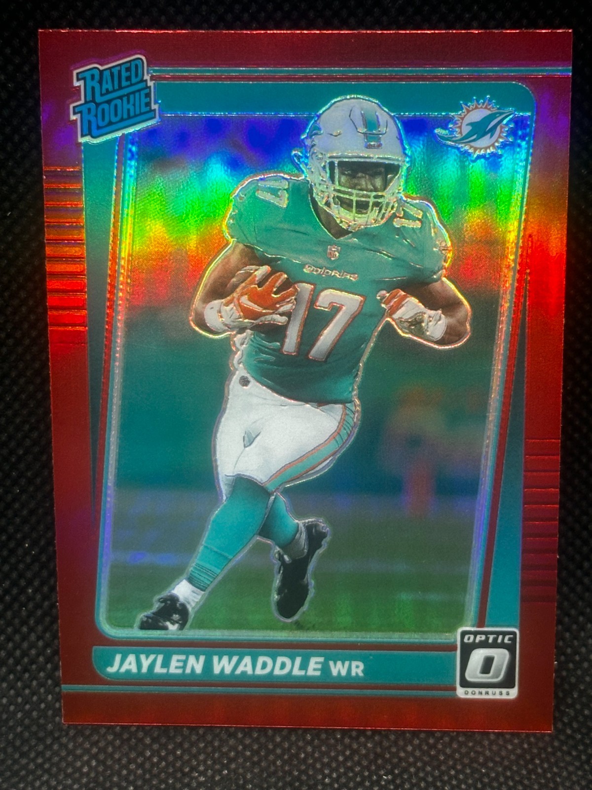 2021 Panini Donruss OPTIC Preview P-263 JAYLEN WADDLE * RATED ROOKIE * RED PRIZM