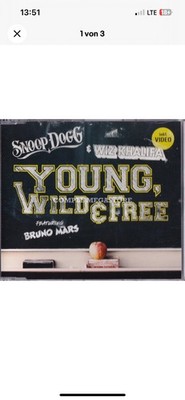 SNOOP DOGG & WIZ KHALIFA feat. BRUNO MARS - YOUNG, WILD & FREE / 2011 CD Single