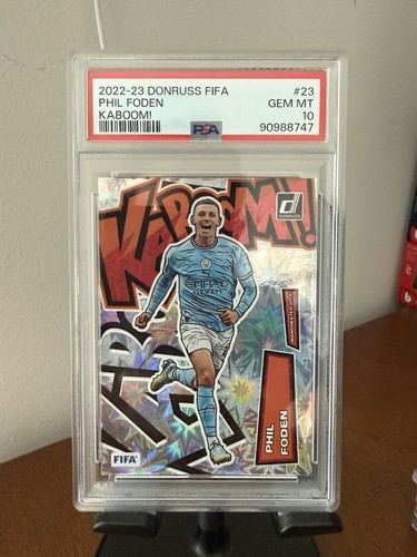 Phil Foden #23 2022 Panini Donruss Kaboom card