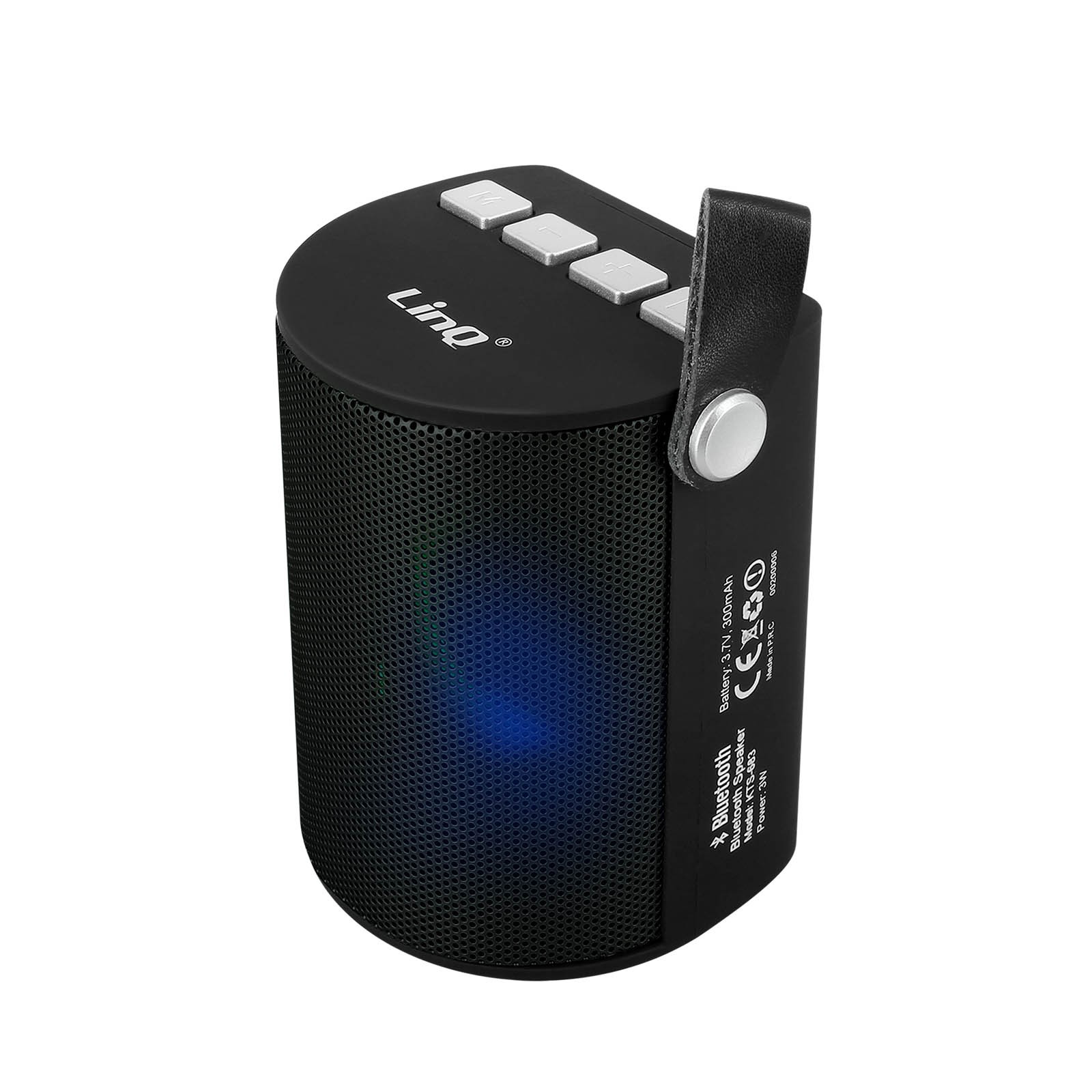 Haut-parleur sans fil Bluetooth avec port micro SD et radio FM LinQ pour smartphone et PC