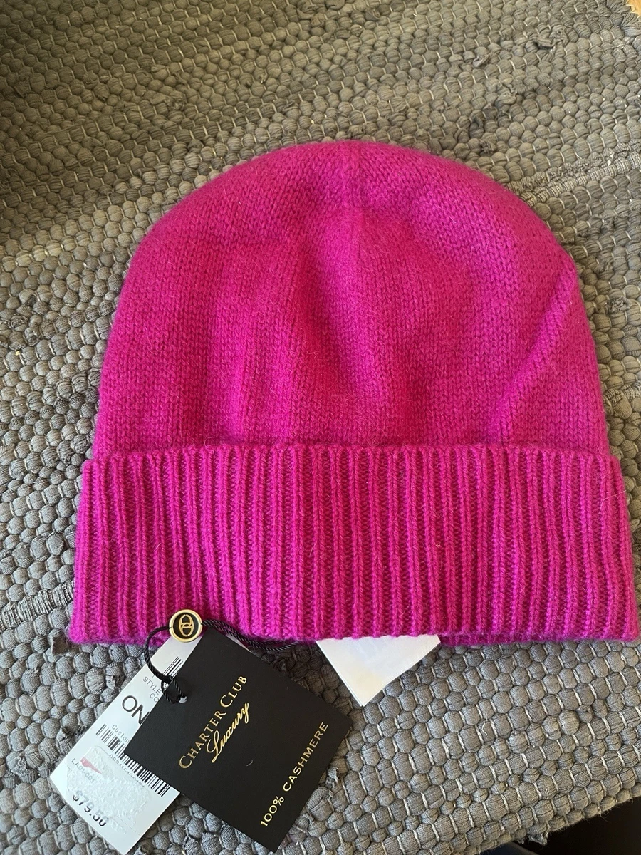 Pink 100% Cashmere Beanie Hats for Women for sale | eBay display picture 1