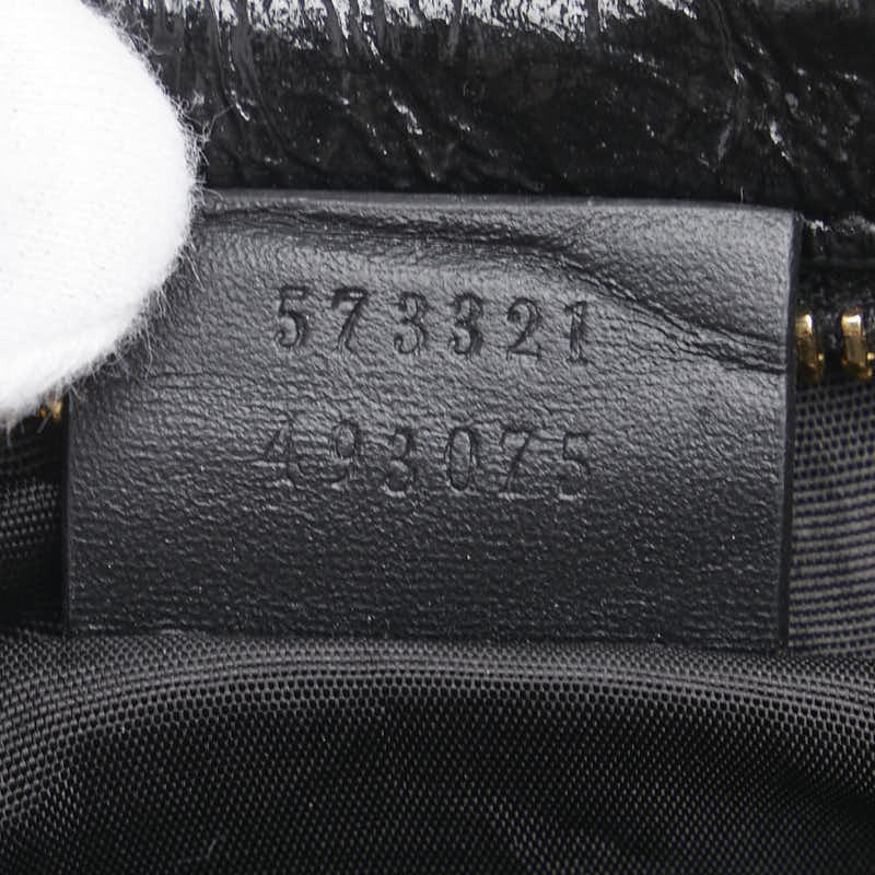 Gucci Sherry Ophidia Shoulder Bag Suede Enamel Brown Black Women Used Authentic thumbnail 7