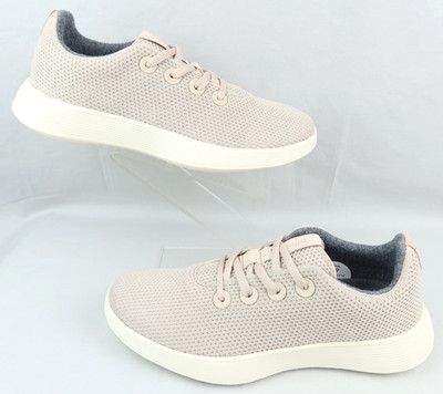 Allbirds Women s Tree Runner NZ Rugged Beige / Stone Cream Sole Sz 9