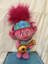 Dreamworks Trolls World Tour Poppy 20  With Guitar Dress,Headband Been altered