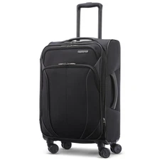 American Tourister 4 KIX 2.0 Expandable Softside Luggage 20 SPINNER, Black NEW