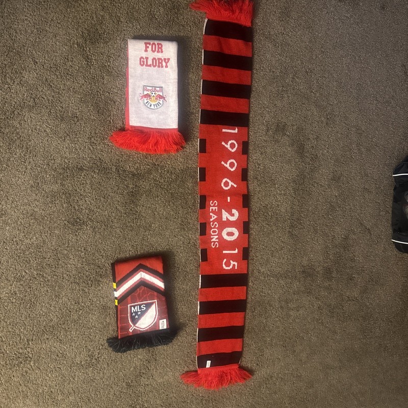 New York Red Bulls 2015 Season Ticket Holder Scarf Metro Stars 63 X8” & 2 more 