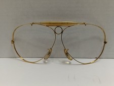 VINTAGE B L RAY-BAN AMBERMATIC SHOOTING SUNGLASSES Frames Only Missing Arms