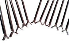 12PC Laparoscopic Instrument Set Without Handle Insert Only Surgical SS Tool 5mm