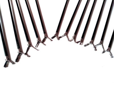12PC Laparoscopic Instrument Set Without Handle Insert Only Surgical SS Tool 5mm