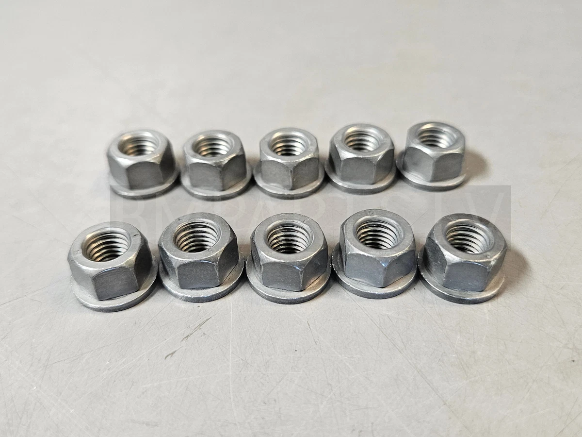 10x NEW GENUINE BMW HEX NUT WITH PLATE AM7 ZNNIV SI 9905541 | eBay